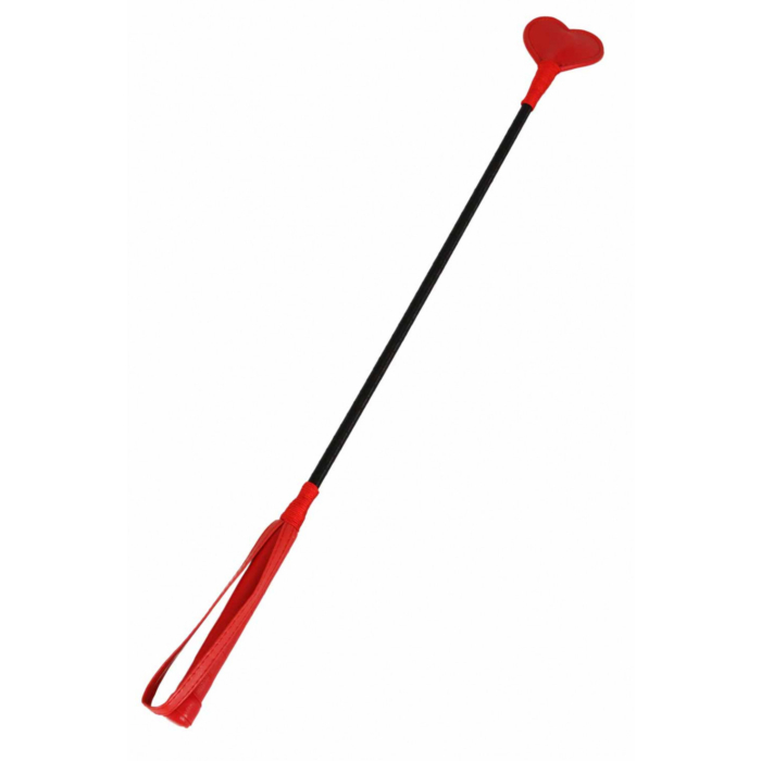 BDSM Riding Crop with Heart - Red