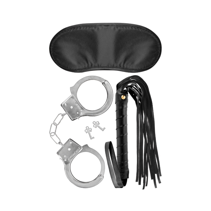 FETISH TENTATION WHIP KIT HANDCUFFS AND MASK