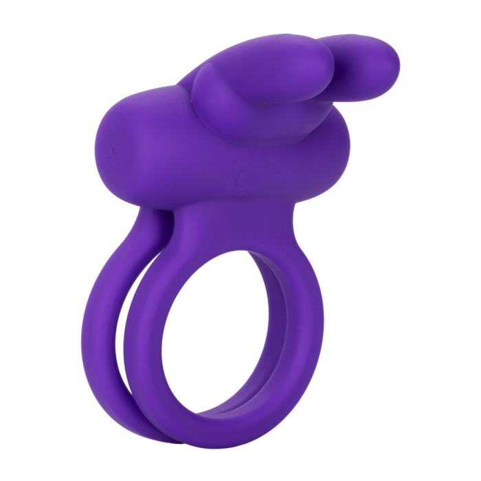 Vibrating Cock Ring Dual Rockin' Rabbit - Purple