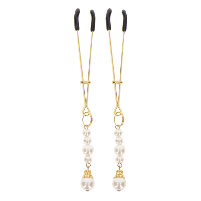 Taboom - Tweezers With Pearls Gold