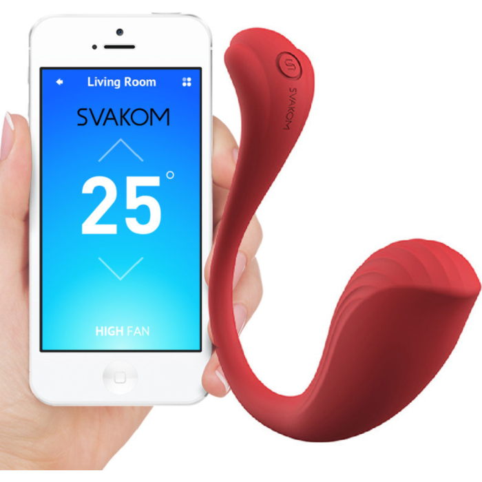 Svakom Phoenix Neo Interactive App Control Bullet Vibrator Red
