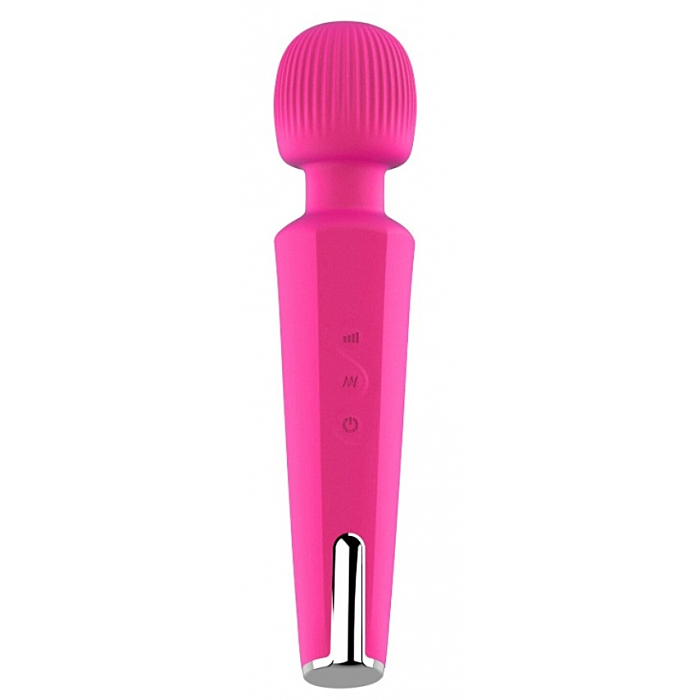 Wand Massager Clarice with 20 Vibration Modes - Dark Pink