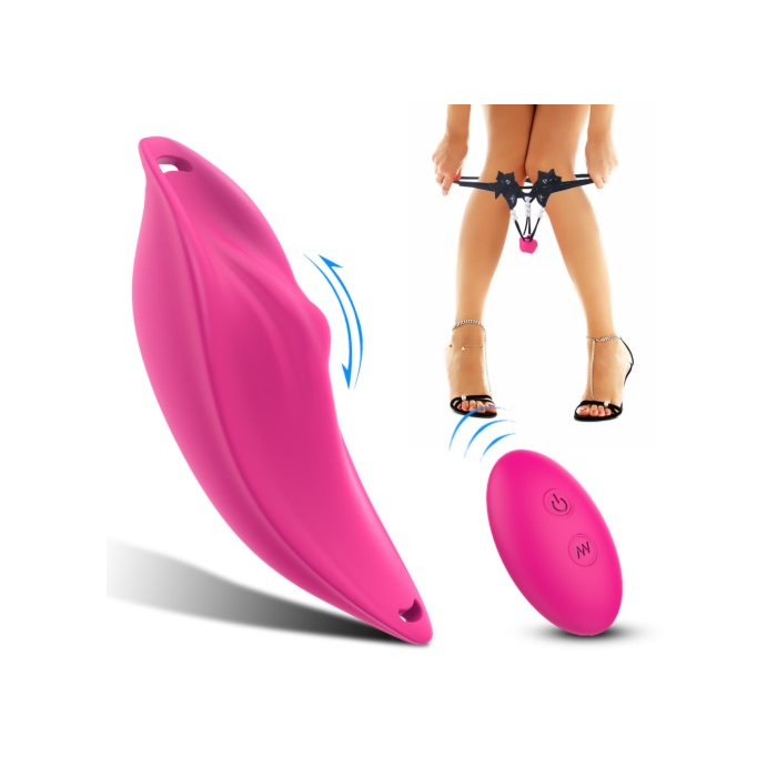 Vibrator Clitoris + Bikini Molly Remote Control Silicon USB Pink