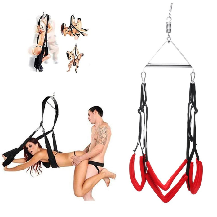 360 Degrees Rotation Sex Swing with Ceiling Metal Support