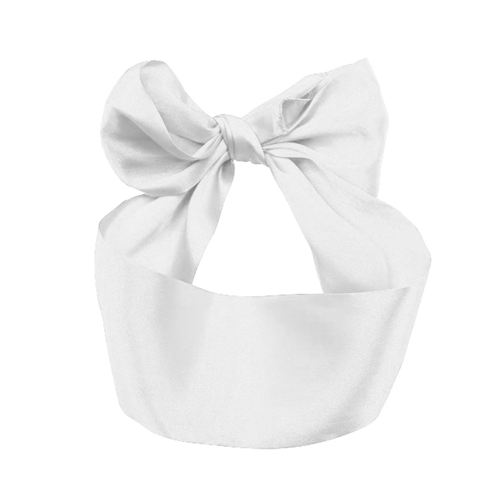 Multifunctional Satin Ribbon White 150 cm Mokko Toys