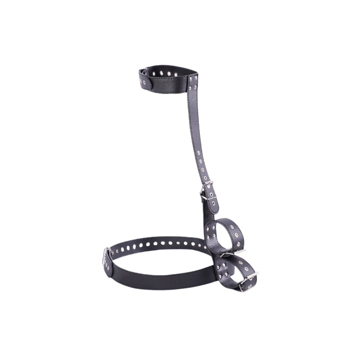 Restraint Set with Handcuffs - Black