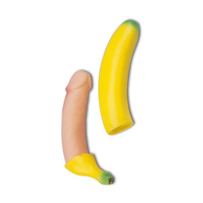 Banana Penis Realistic Dildo - NS Novelties - Yellow - Skin