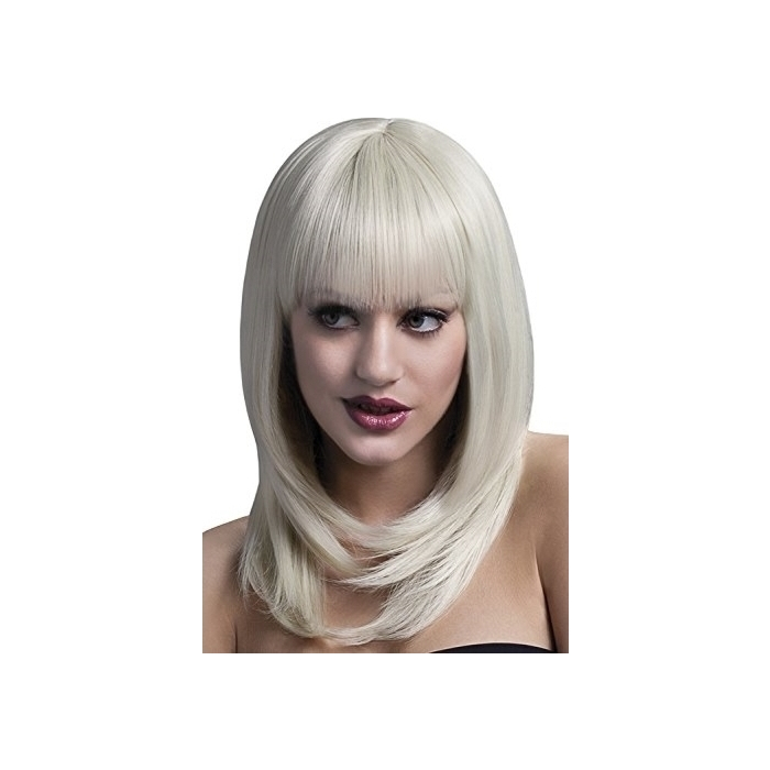 Long Wig With Fringe - Blonde