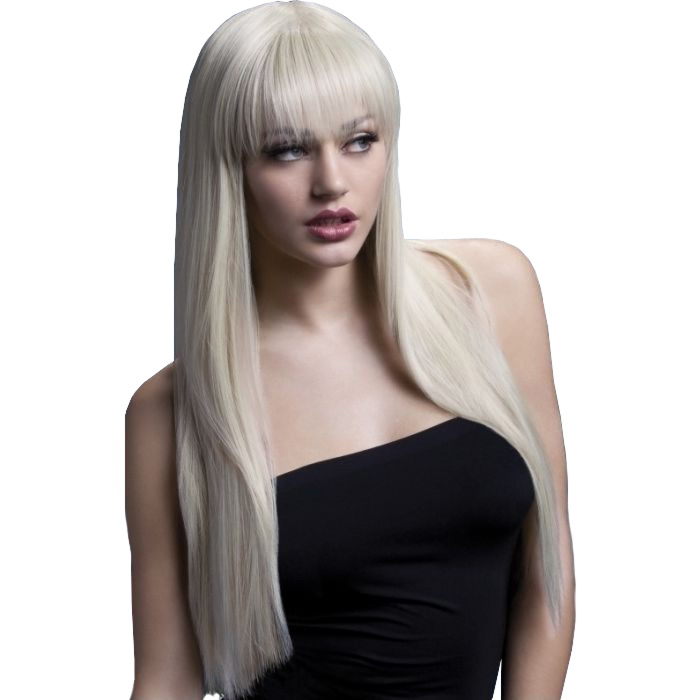 Fever Jessica Wig 26inch/66cm Blonde Long Straight with Fringe