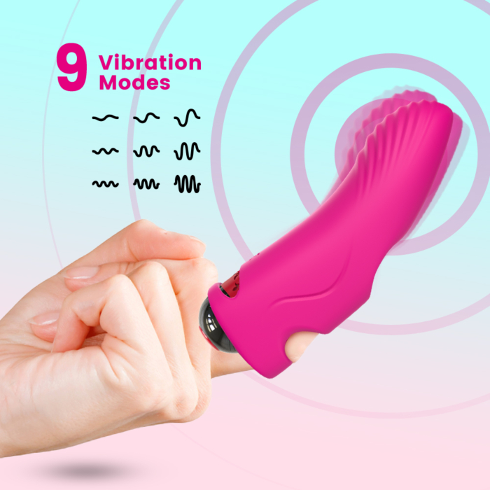 Aurora pink Finger Vibrator