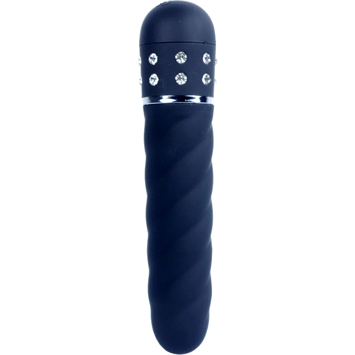 Design Vibro Massager Small Vibrator - Black - Diamonds