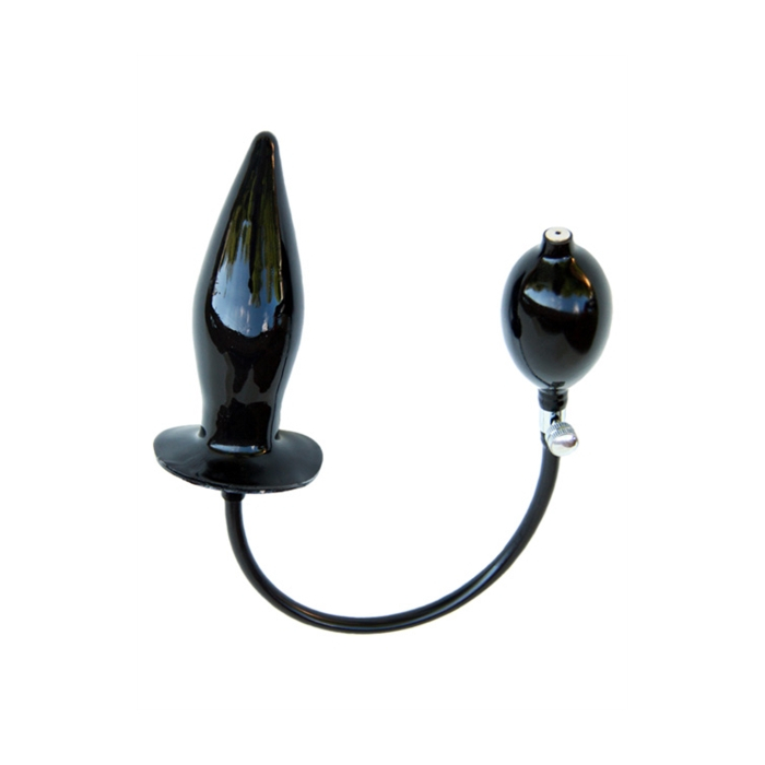 Mister B Inflatable Butt Plug - Black L - Anal Dildo