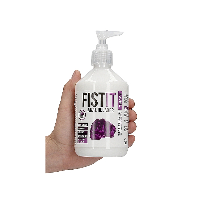 Fist It Anal Relaxer Water Based Lubricant 500ml  - Colorless - Fisting