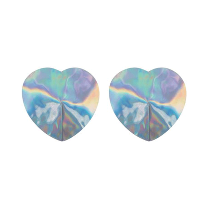 Cache Tetons Holograph Arge Breast Pads - Hollywood Paris - Womens Underwear