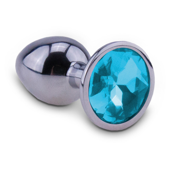 RelaXxxx Silver Starter Butt Plug Blue Small