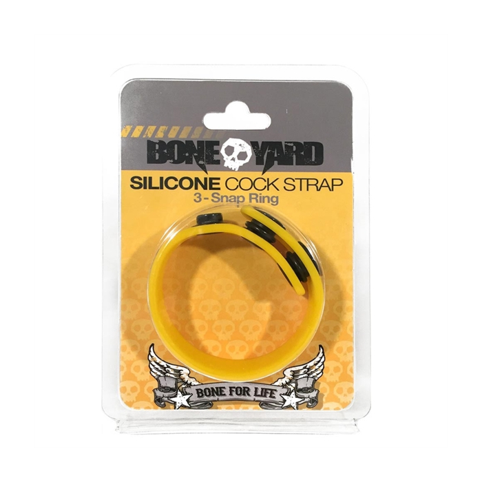 Boneyard Cock Strap Yellow OS