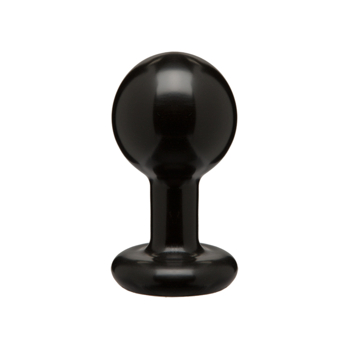 Doc Johnson Round Butt Plug Black Medium