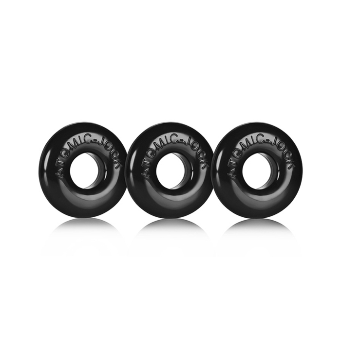 Oxballs Ringer 3 pack Black Small