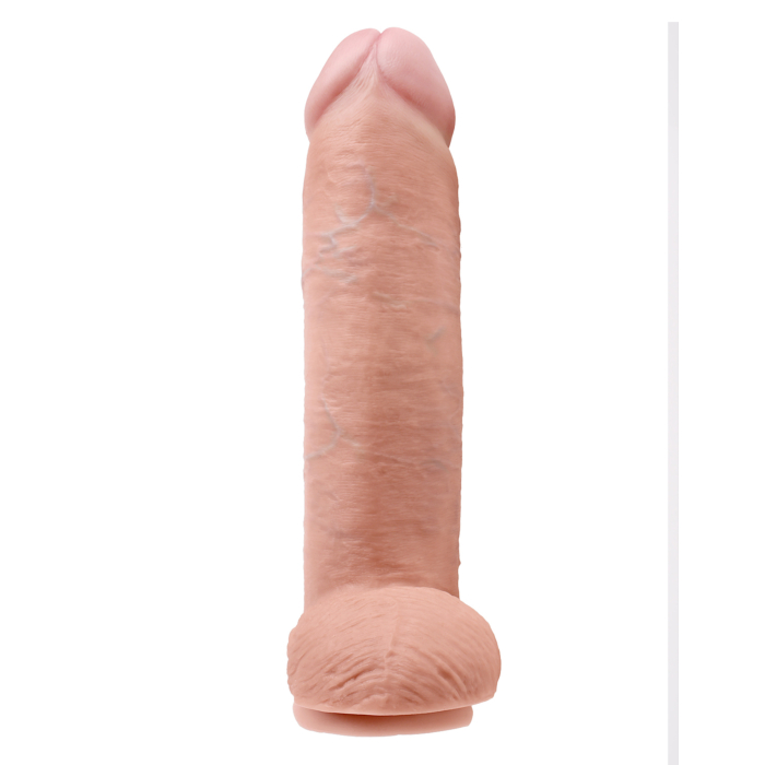 King Cock Cock With Balls Flesh 12in