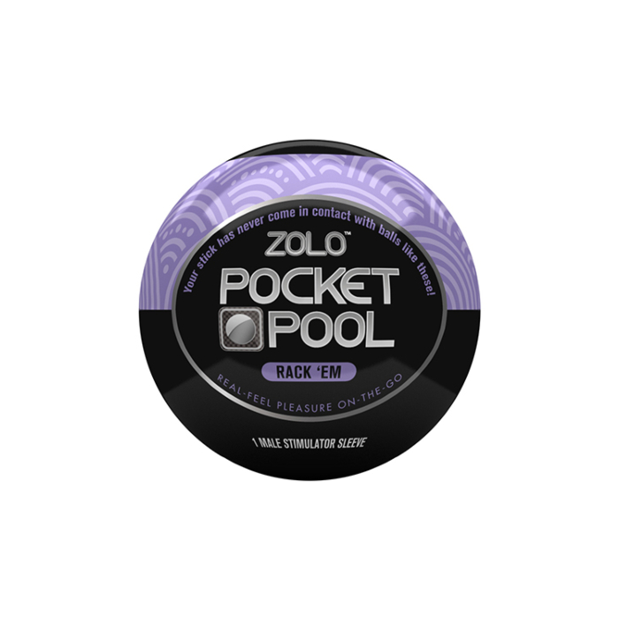 Zolo Pocket Pool Rack Em Purple OS