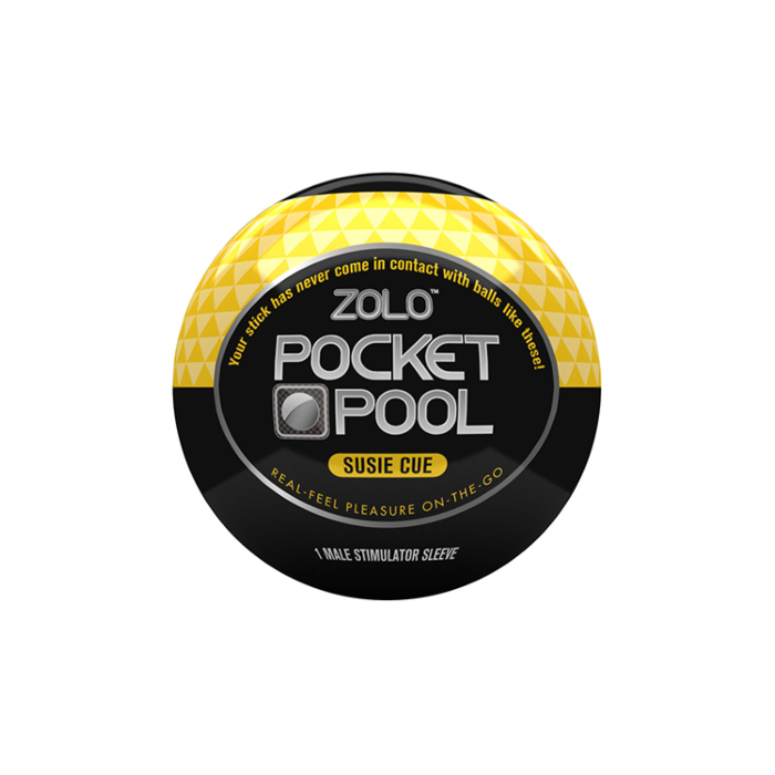 Zolo Pocket Pool Susie Cue Yellow OS