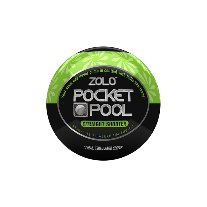 Zolo Pocket Pool Straight Shooter Black/Green OS