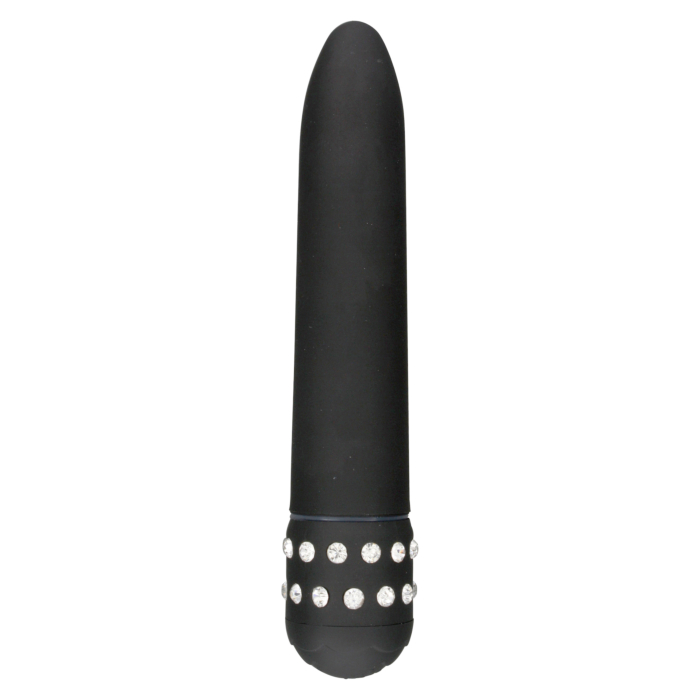 Classic Vibrator Diamond Superbe (Black) - Toy Joy - Little   Diamonds
