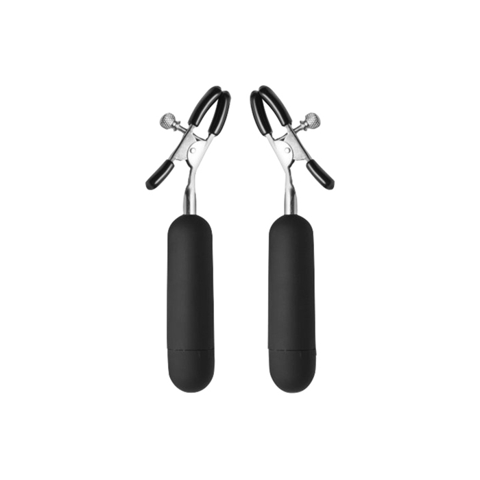 Dark Passion Vibrating Nipple Clamps