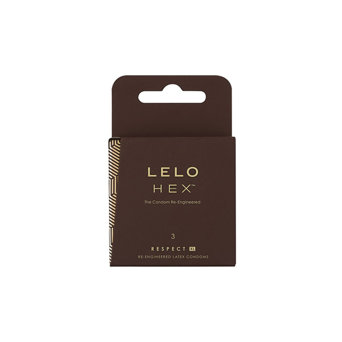 LELO HEX Respect XL - 3 Condoms