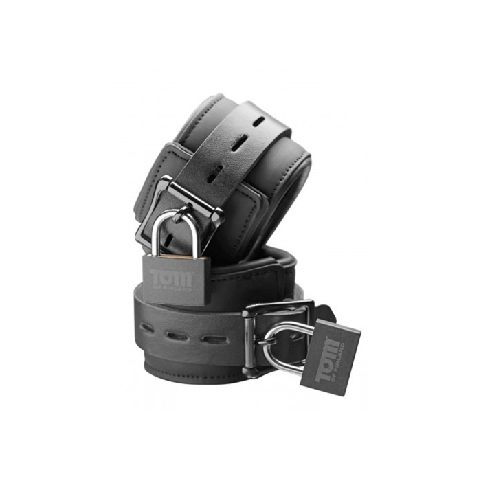 Tom of Finland Neoprene Wrist cuffs w/ locks