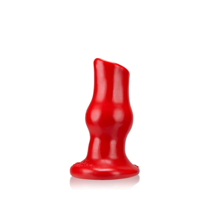 [SIL] Pig-Hole Deep-1 Hollow Plug - Small - Red