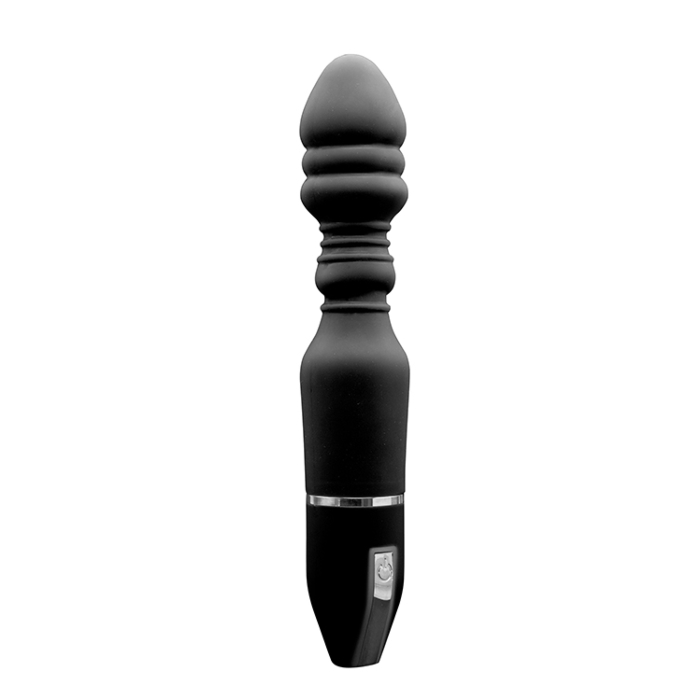 MENZSTUFF Vibrating Butt Plug - Black - Anal Vibrator