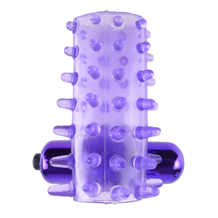 Pipedream C-Ringz Vibrating Super Sleeve - Purple - Cock Ring
