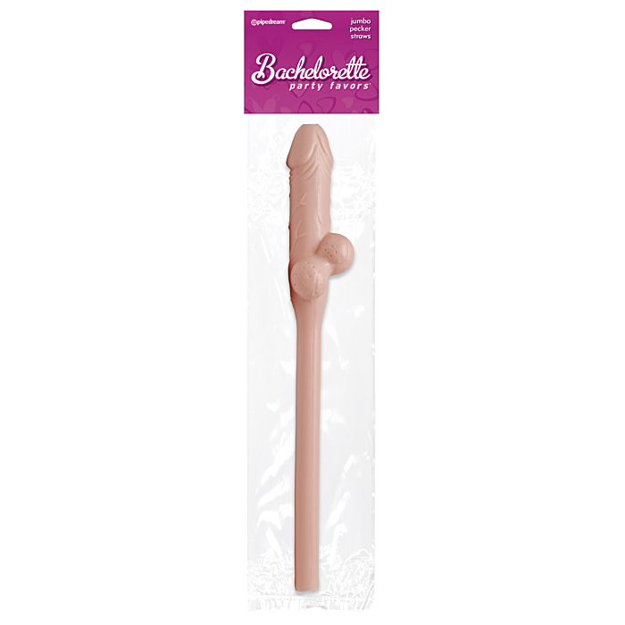 Bachelorette Party Favors  Jumbo Pecker Straw