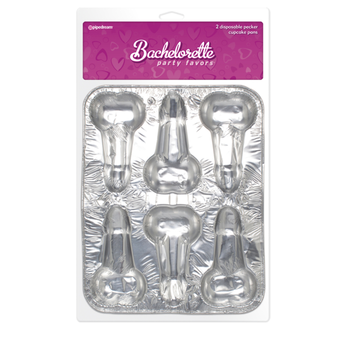 Bachelorette Party Favors  Disposable Pecker Cupcake Pans