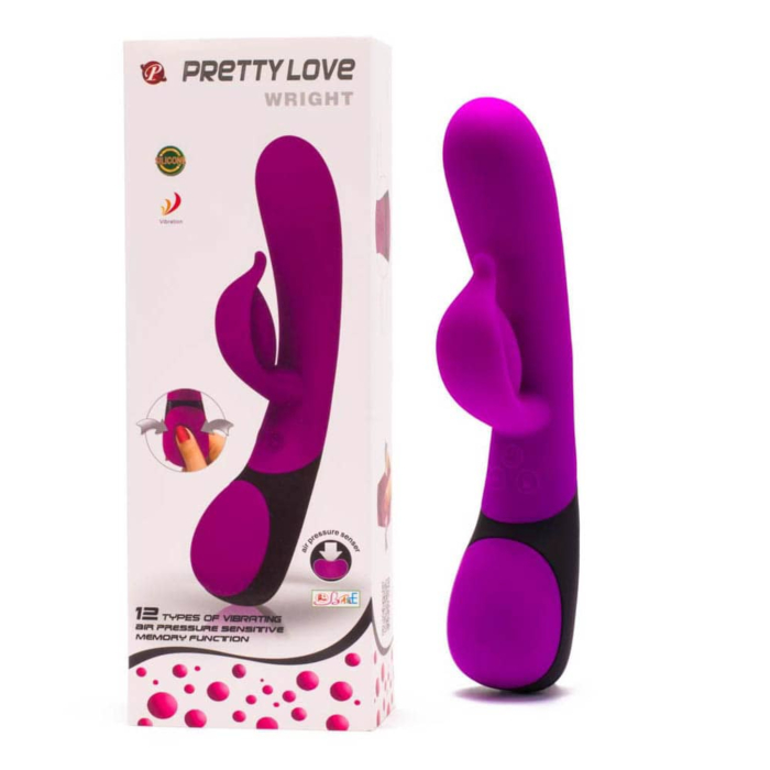 G-spot With Clitoris Stimulant Rabbit Vibrator - Pretty Love Wright