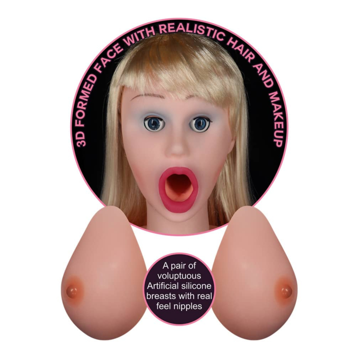 Silicone Boobie Super Love Doll ξανθια κουκλα σεξ