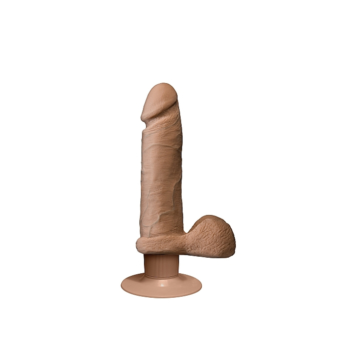 The Realistic Cock - UR3 - Vibrating 6 Inch - Brown