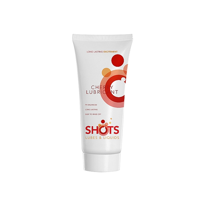 Water-Based Cherry Lubricant 100ml - Shots Media - Erotic Gel