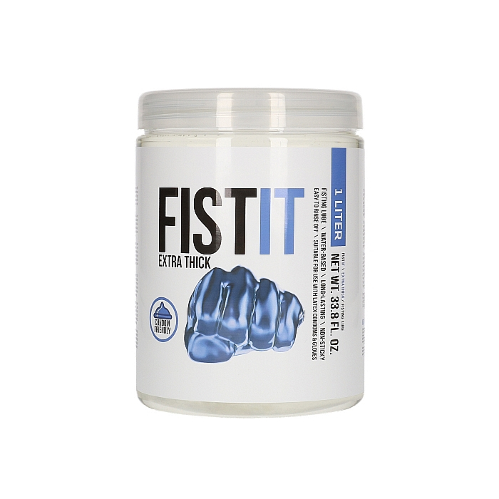 Fist It Extra Thick Water-Based Anal Lubricant 1000ml - Shots Media - Anal Relaxer