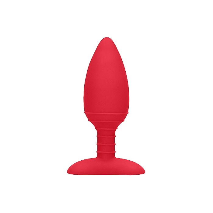 Heating Anal Butt Plug - Glow - Red