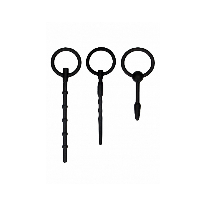 Urethral Sounding Plug Set - Black