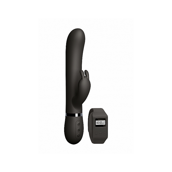 Remote Control Kegel Rabbit Vibrator (Black) - Sexercise - Medical Silicone