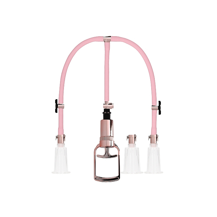 Clitoral & Nipple Pump Set Large - Rose Gold