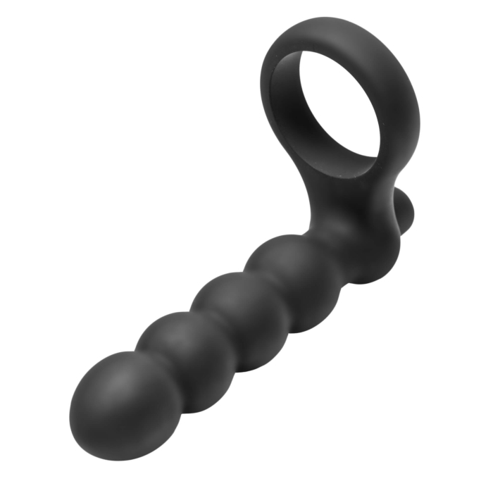 Double Fun Vibrating Cock Ring for Double Penetration - Xr Brands Frisky