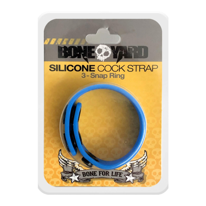 Boneyard Cock Strap Blue OS