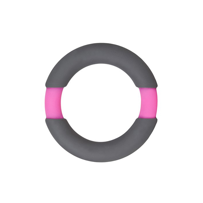 NEON STIMU RING 42MM GREY/PINK