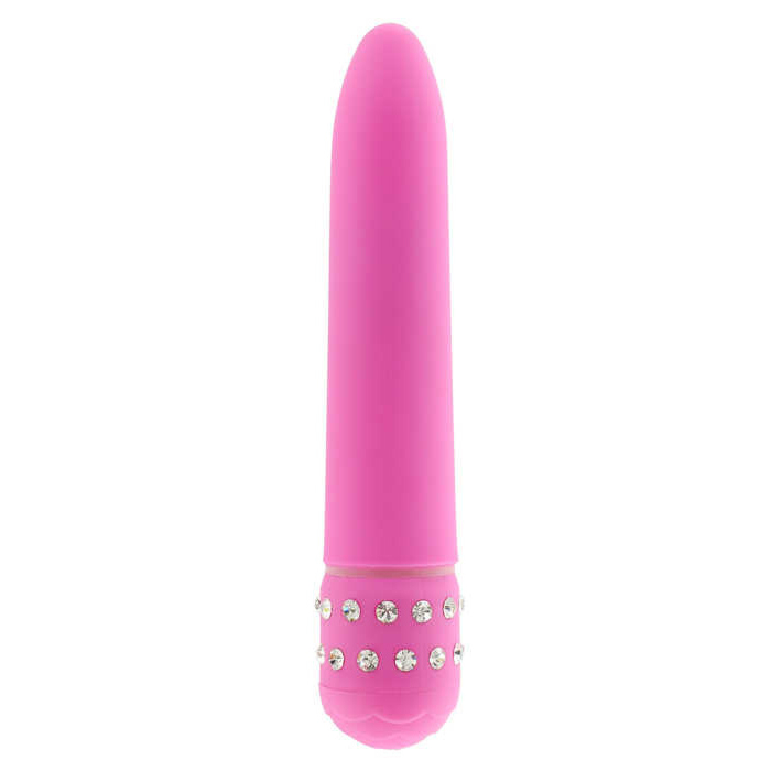 Classic Vibrator Diamond Superbe (Pink) - Toy Joy - Little Diamonds