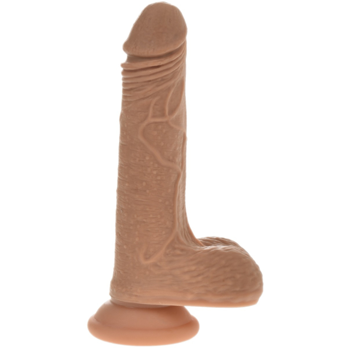  Realistic Dildo Storm Liquid Double Silicone layer 17.5 cm - Natural