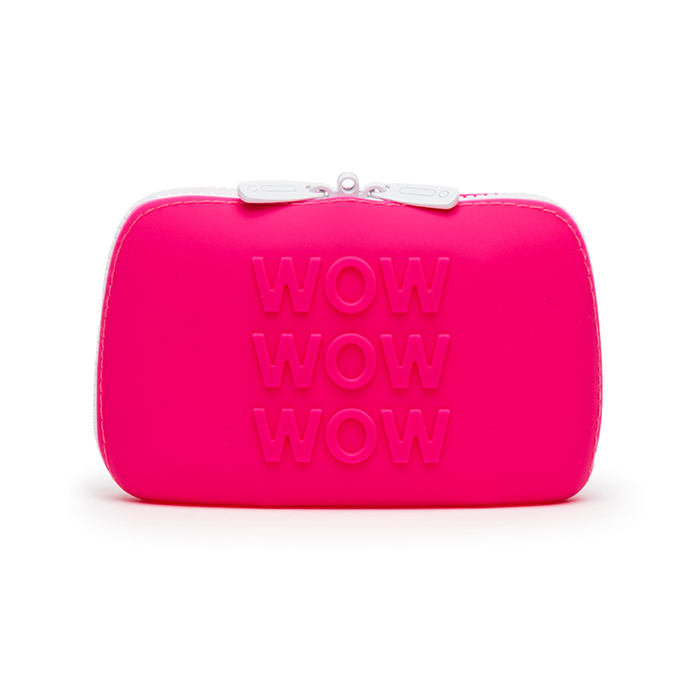 HAPPY RABBIT - WOW STORAGE ZIP BAG SMALL PINK
